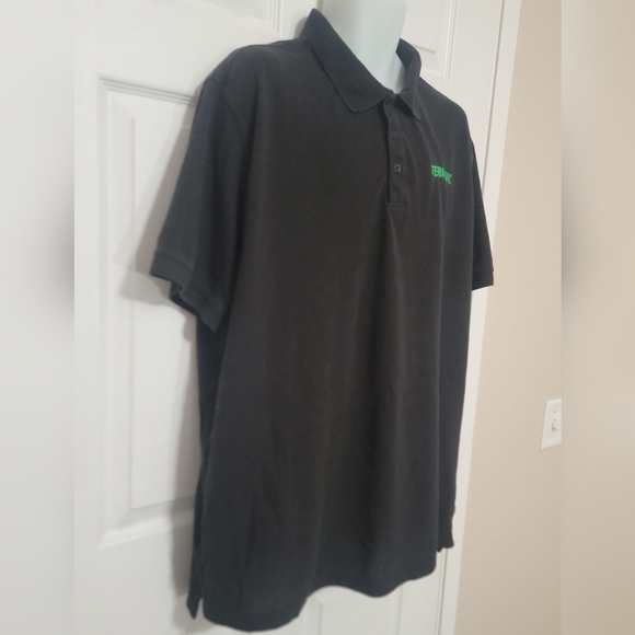 Terminx Employee Uniform Black Polo Shirt Spell Out Logo Men’s Size XXL - Picture 4 of 7